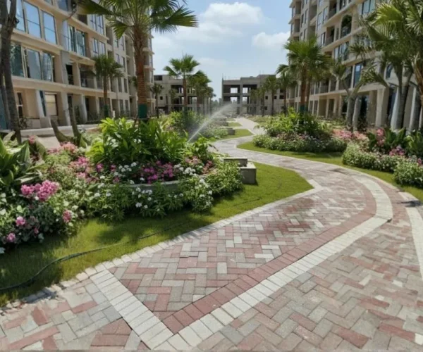 Cảnh quan khuôn viên cây xanh