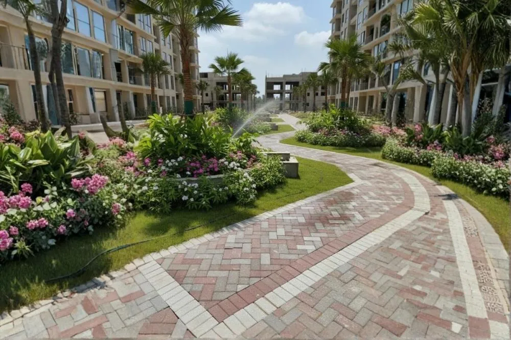 Cảnh quan khuôn viên cây xanh