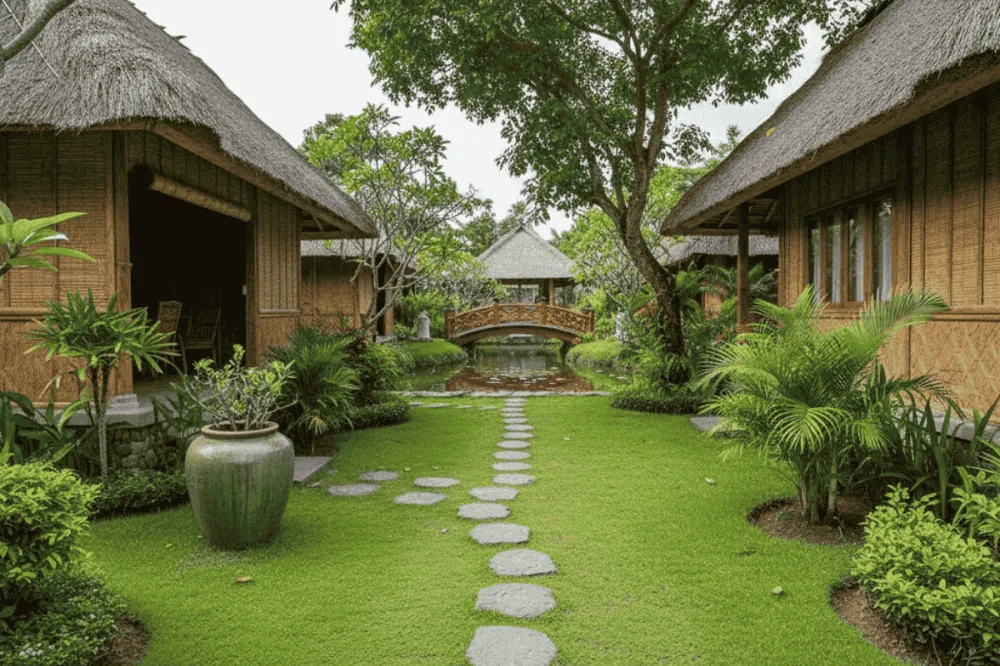 Kitta thi công tiểu cảnh tại nhà hàng