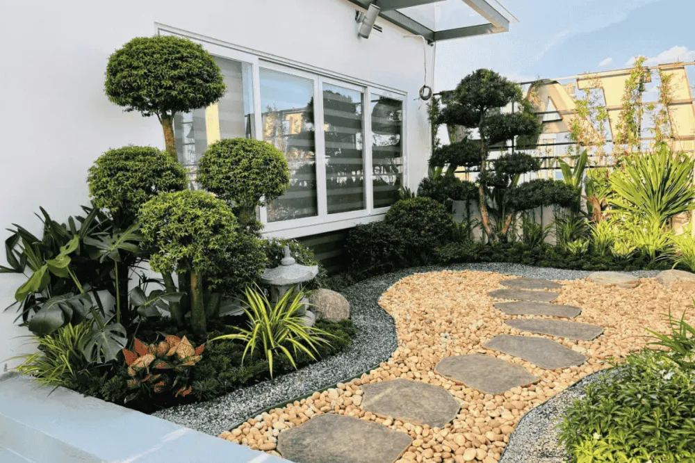 Vườn hoa mini cho ban công