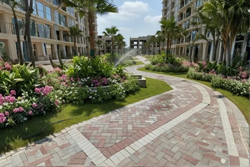 Cảnh quan khuôn viên cây xanh