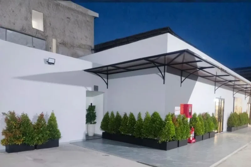 Thi công cảnh quan bên ngoài dự án